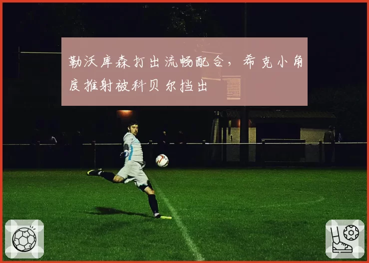 勒沃库森打出流畅配合，希克小角度推射被科贝尔挡出